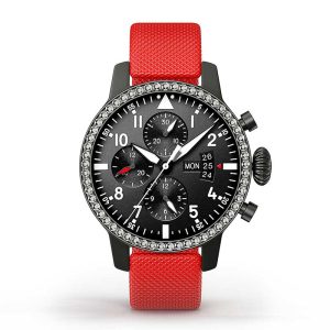 Classic Red Strap Wristwatch
